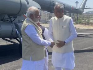 PM Modi with CM Gehlot