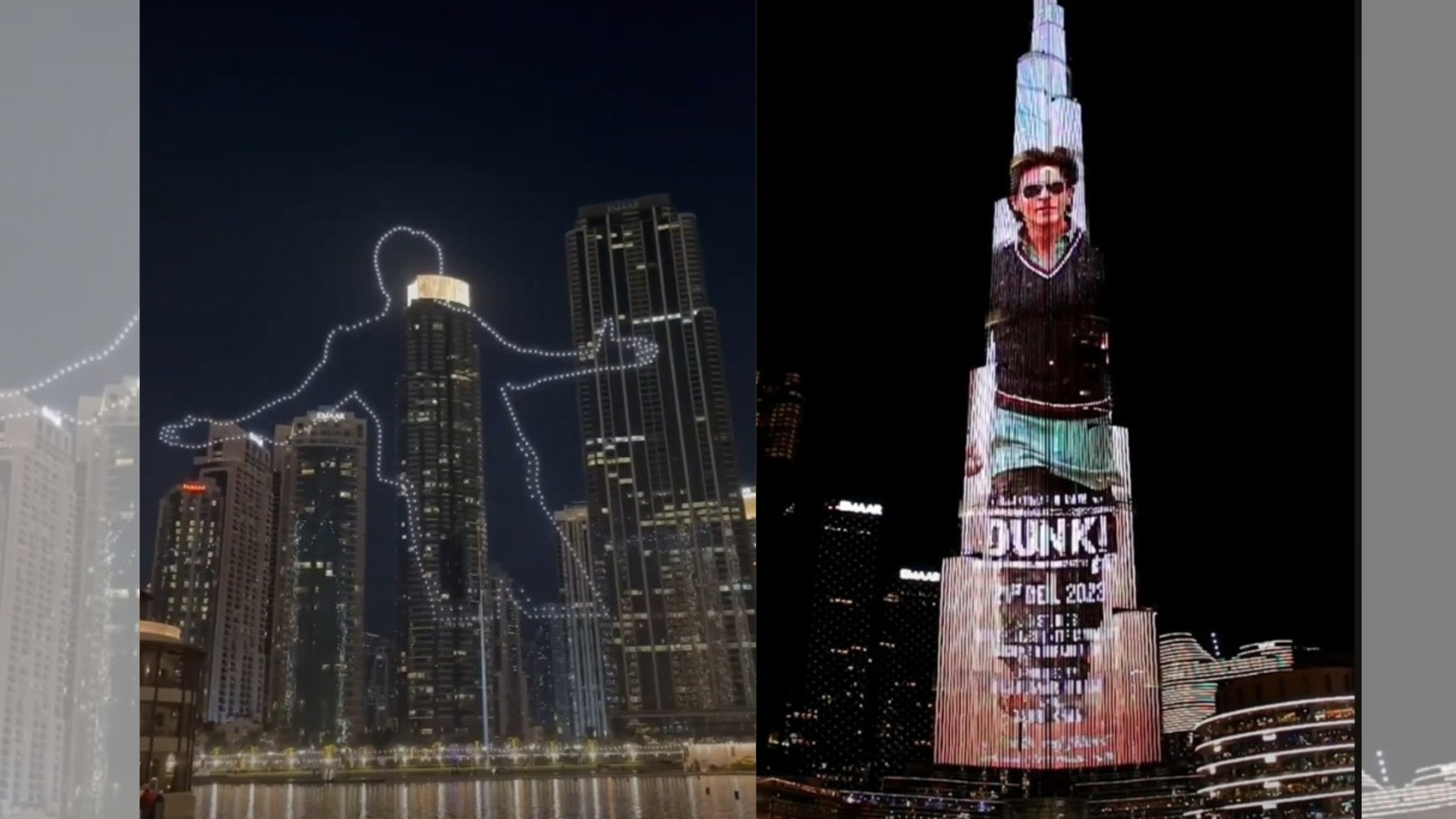 दुबई में दिखी शाहरुख खान स्टारर फिल्म की दीवानगी, बुर्ज खलीफा पर नजर आया डंकी का शानदार ट्रेलर