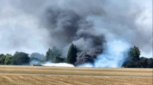 London Plane Crash
