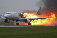 London Plane Crash