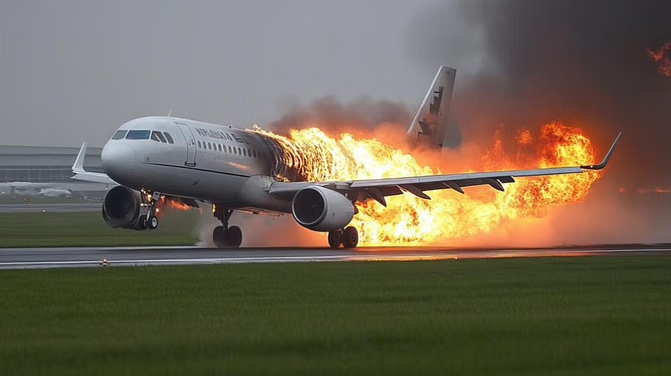 London Plane Crash
