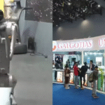 गलगोटिया यूनिवर्सिटी AI समिट में दिखाया गया रोबोटिक डॉग