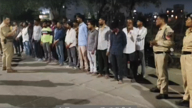 खजराना पुलिस कार्रवाई में पकड़े गए संदिग्ध