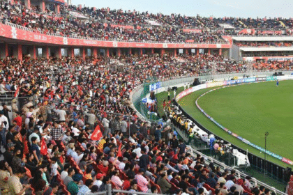 PBKS vs RR Match 2026 PCA Stadium Chandigarh crowd evening IPL match
