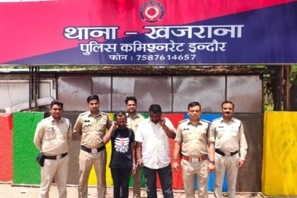 Indore drug action Khajrana police seized illegal substance operation