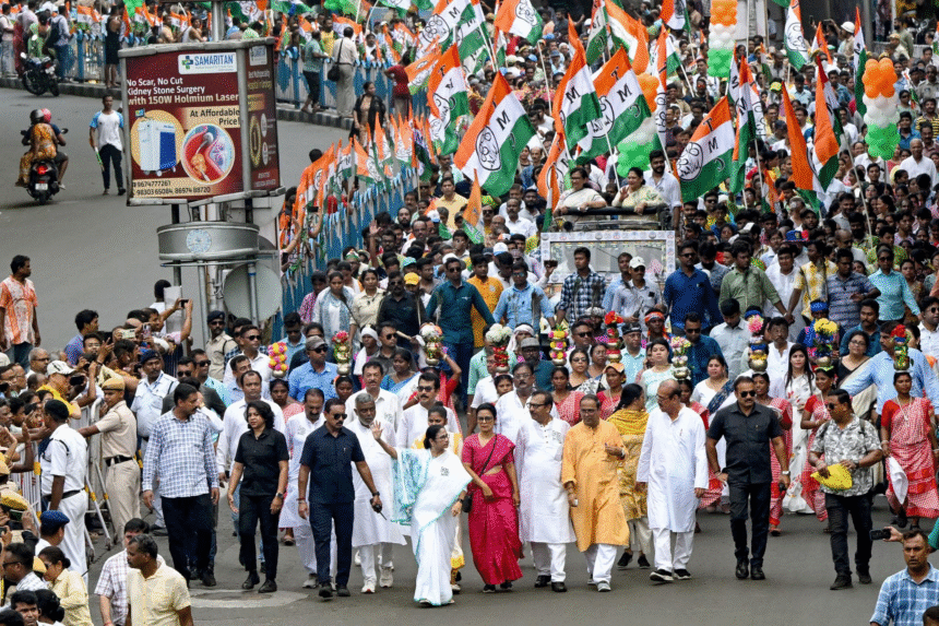 Bengal Doctor Case election issue Kolkata West Bengal 2026 campaign crowd