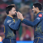 IPL GT vs RR match featuring Shubman Gill and Rashid Khan