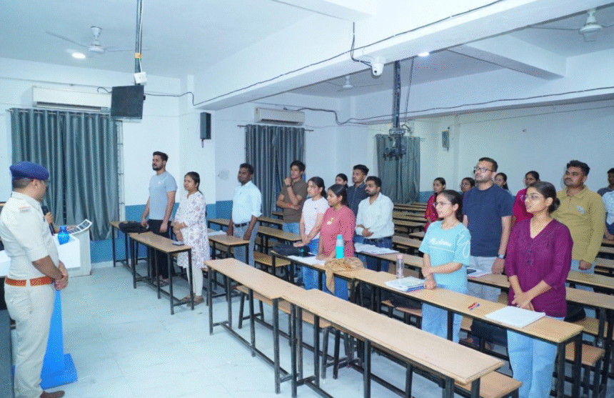 Indore Nasha Mukti Campaign awareness program organized by Excise Department for students and villagers