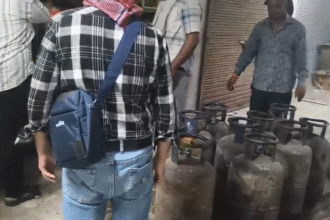 Indore Commercial Gas Cylinder Seizure