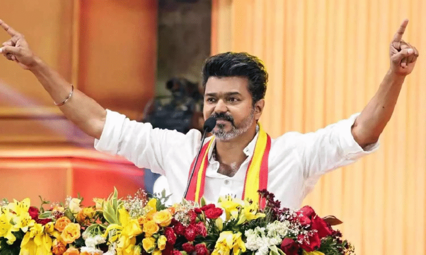 Vijay Supporters Protest Outside Raj Bhavan