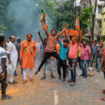 Bengal Results 2026 BJP leads TMC counting center visuals