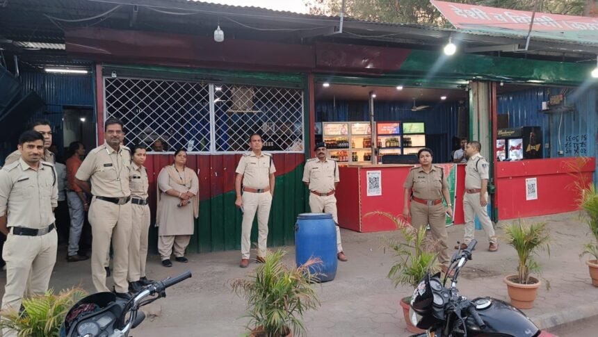 Indore Excise Department Operation Total Clean campaign inspection