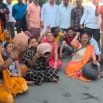 Residents protesting over water supply issue in Indore DMA-2 area