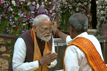 PM Modi during Somnath Temple 75 years celebration in Gujarat