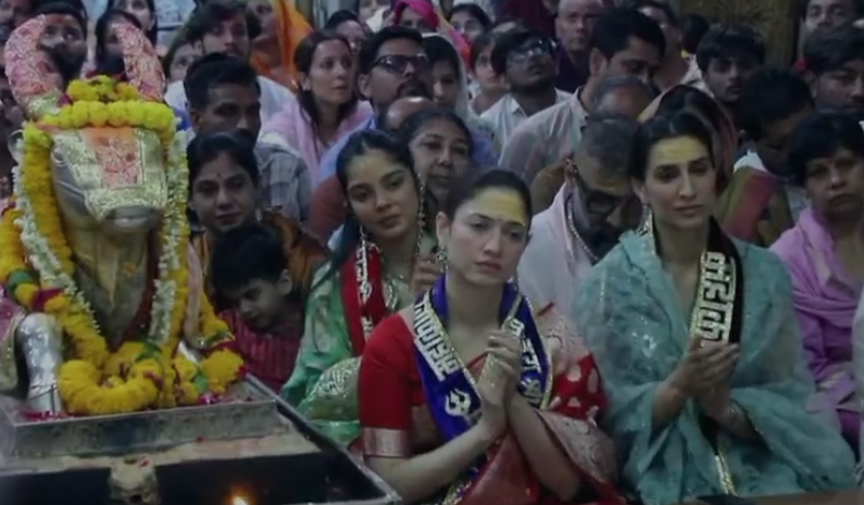 Tamannaah Bhatia Mahakal Bhasma Aarti in Ujjain