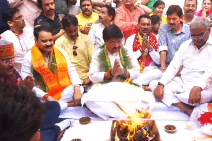 Indore Khajrana Ganesh Temple special yagna for PM Narendra Modi 12 years leadership celebration
