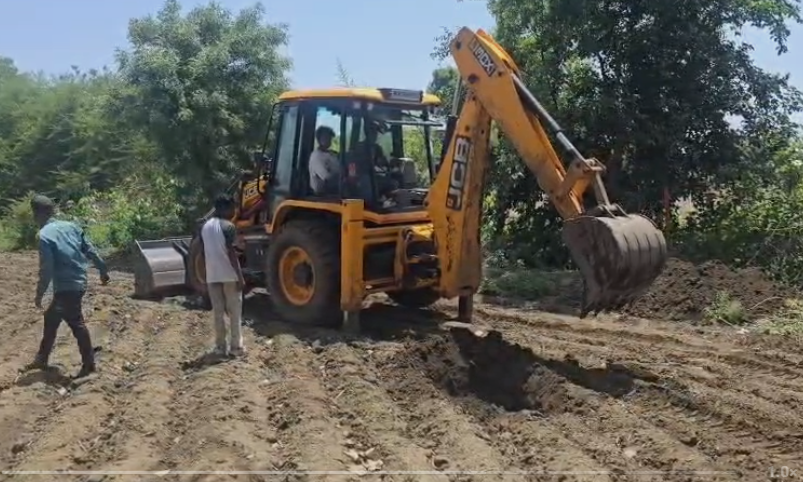 Mhow Malendi Encroachment Action on Government Land by Indore Administration