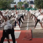 Indore Central Jail Yoga Session during International Yoga Day campaign