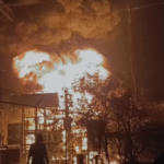 Dharampuri Indore Power Station Fire at Jaitpura 220 KV Grid transformer