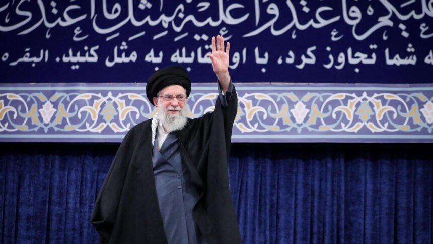 Ali Khamenei Funeral latest update showing preparations in Mashhad near Imam Reza Shrine for the former Iranian leader's final farewell ceremony.