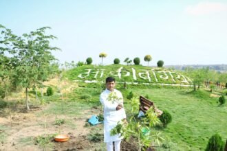 Pushyamitra Bhargav Environment Day plantation drive in Indore on World Environment Day 2026