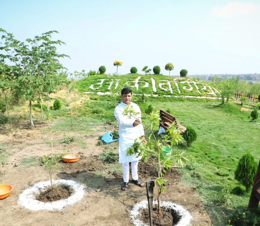 Pushyamitra Bhargav Environment Day plantation drive in Indore on World Environment Day 2026