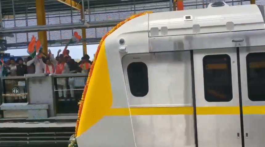 Indore Metro Radisson Update commercial metro run from Gandhi Nagar Station to Radisson Square inaugurated in June 2026