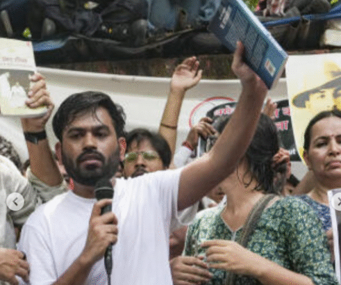 NEET 2026 Protest at Jantar Mantar led by students demanding accountability in examination system