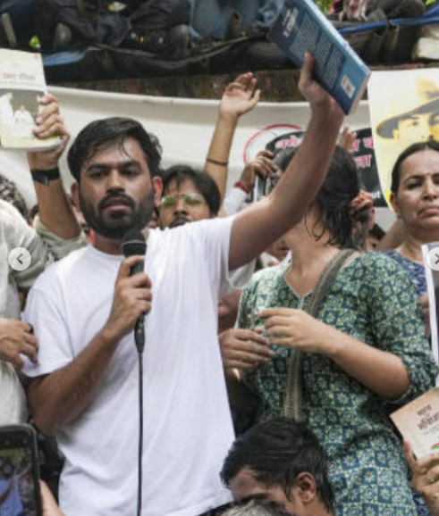 NEET 2026 Protest at Jantar Mantar led by students demanding accountability in examination system
