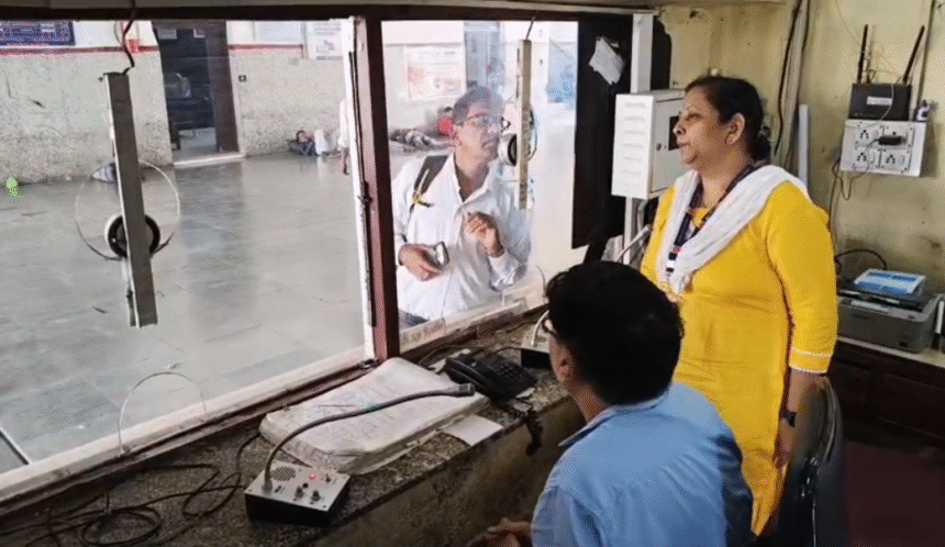 Indore Railway Station inquiry counter