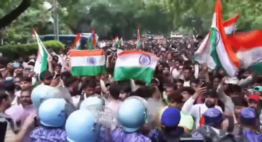 CJP Protest, CJP Parliament March, CJP Jantar Mantar Protest
