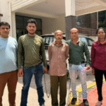 State Cyber Cell Indore द्वारा आरोपी की गिरफ्तारी की आधिकारिक तस्वीर।