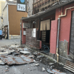 Japan Kumamoto Earthquake के बाद क्षतिग्रस्त सड़क और राहत कार्य