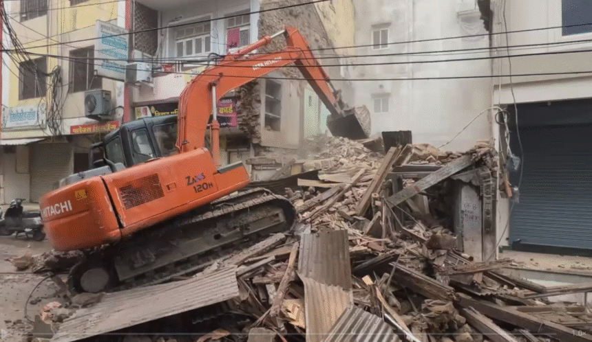 Indore Dangerous Building Action