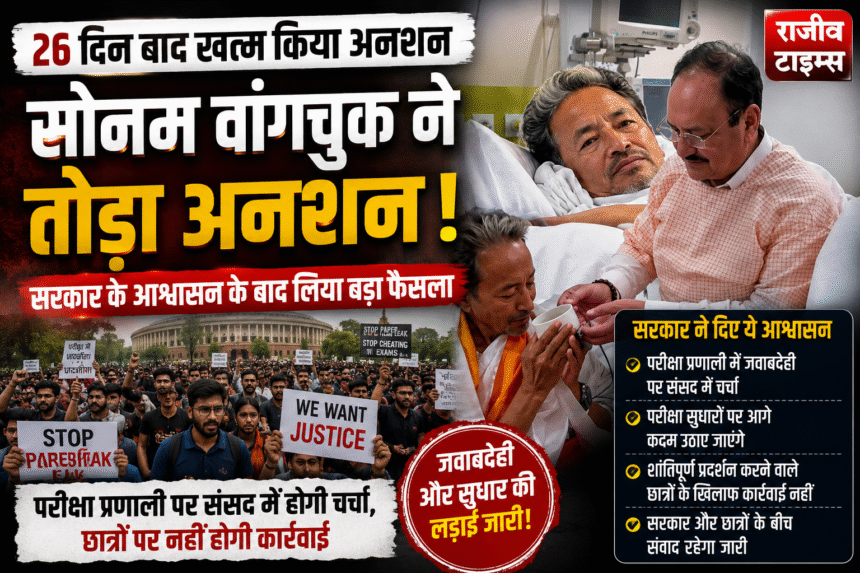 Sonam Wangchuk Hunger Strike End