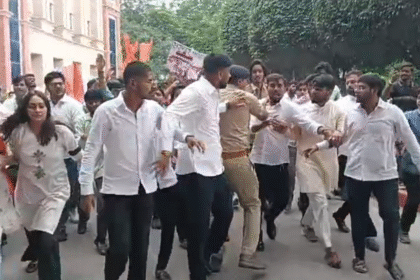 Indore ABVP protest