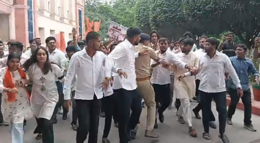 Indore ABVP protest