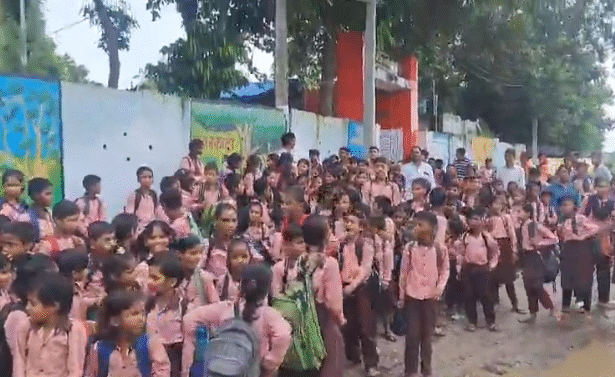kannauj school protest