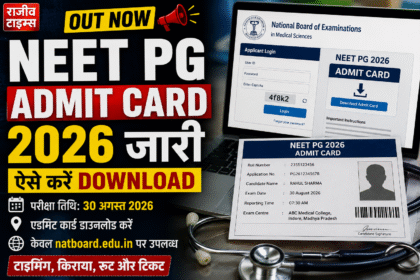 NEET PG Admit Card 2026