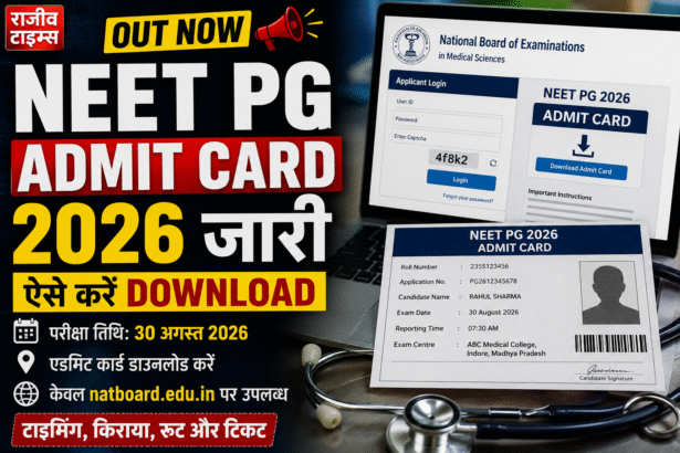 NEET PG Admit Card 2026
