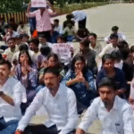 Indore DAVV Protest