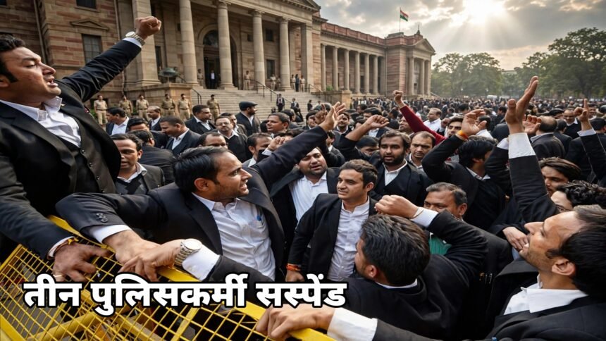 Bhopal lawyers protest