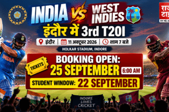 India vs West Indies Indore