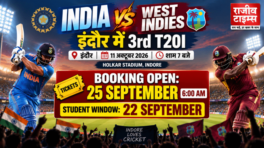 India vs West Indies Indore
