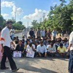 ABVP DAVV Protest