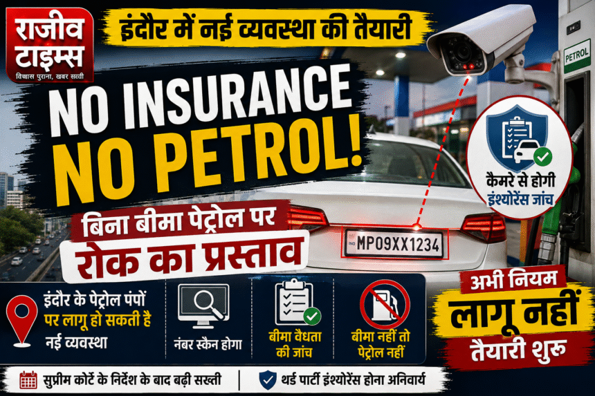 Indore No Insurance No Petrol Rule