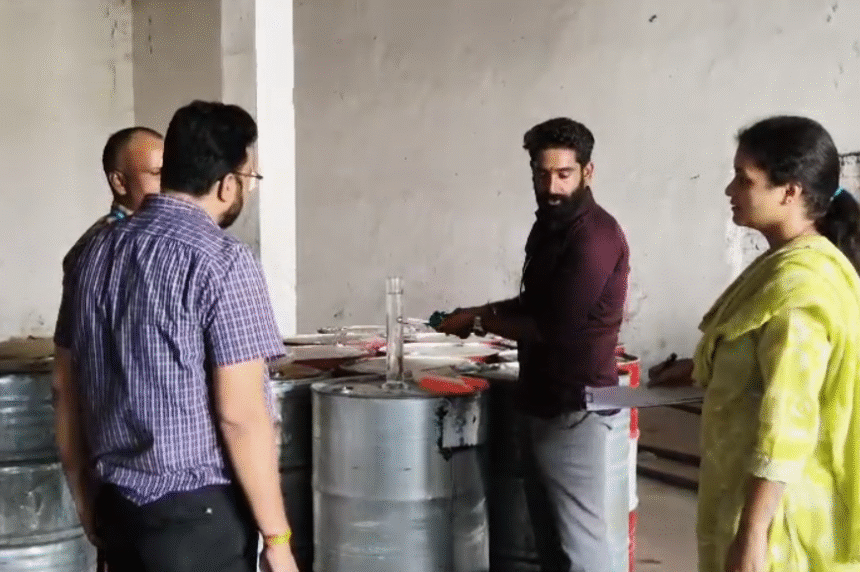 Indore Illegal Thinner Tanker