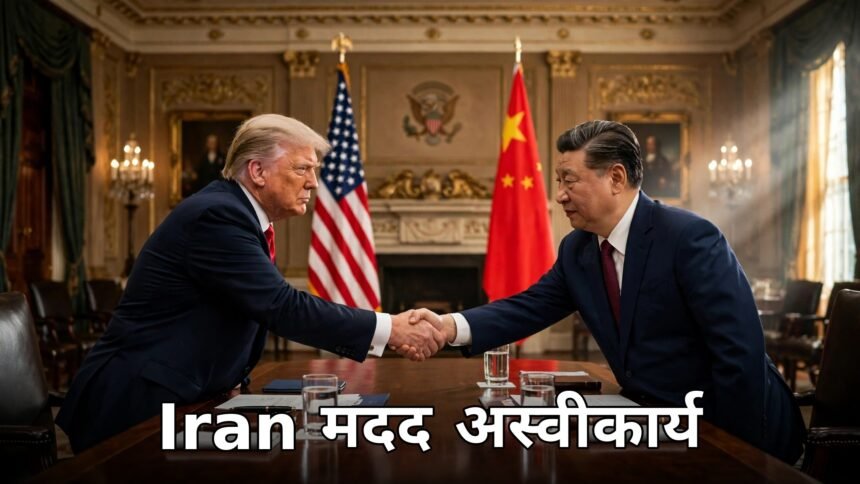 Trump Xi Iran unacceptable