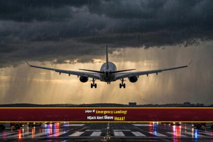 Air India AI-2030 Jaipur emergency landing hijack alert hoax