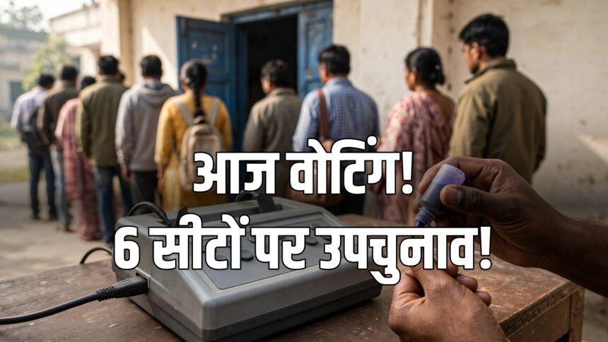 Bypolls 2026 voting 6 seats